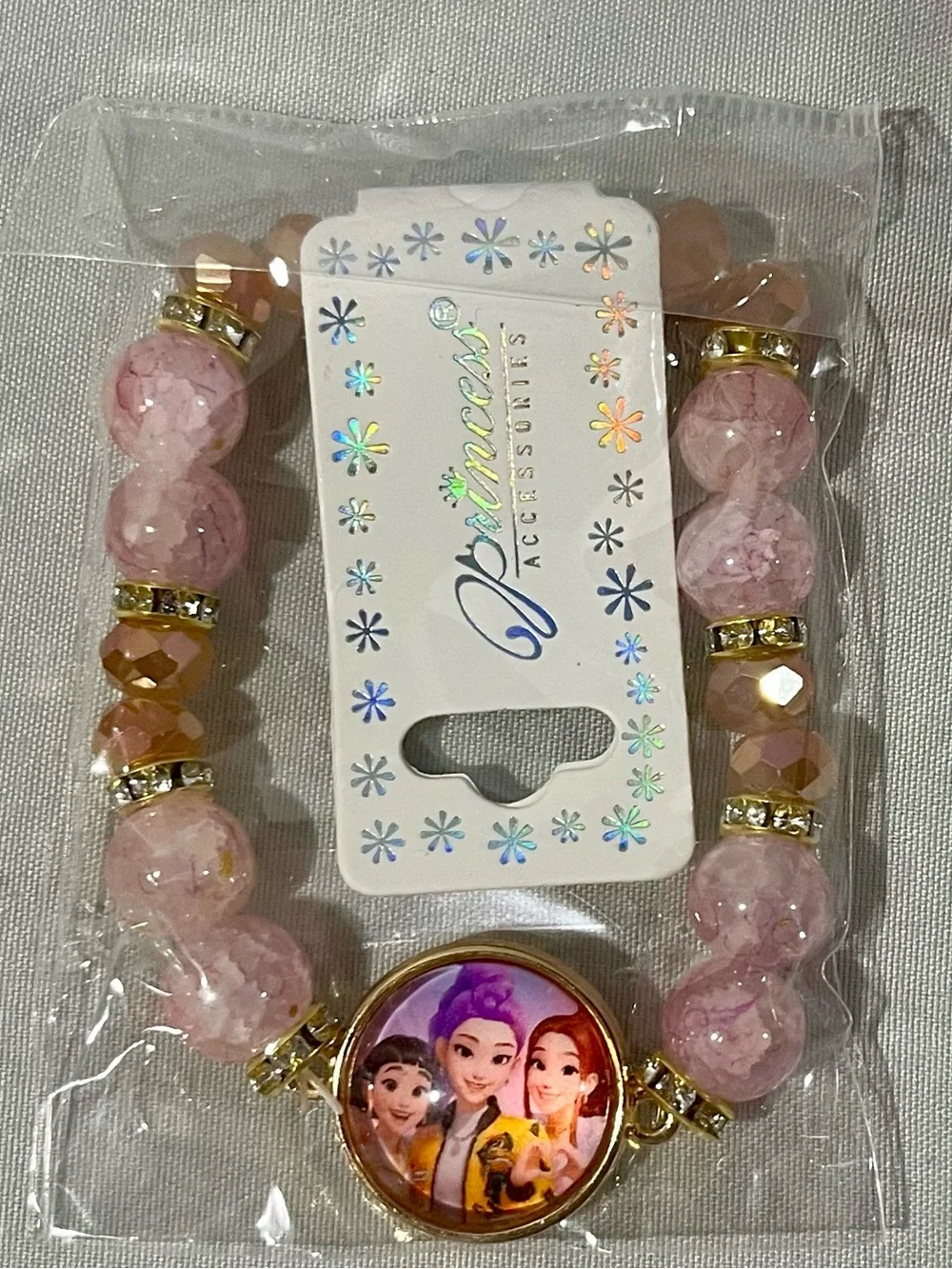 K-pop Beaded Charm Bracelet - Set of 3